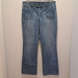 Vtg Midtown Bootcut 90s Y2K Grunge Indie Granola Jeans Womens 10